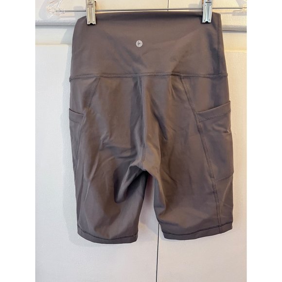 90 Degree by Reflex, Bike Shorts, Gray/Grey, Size Small, 9 inch inseam/length - Picture 2 of 6